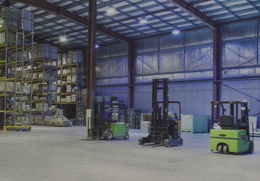 Warehouse in Wickford, Essex with machinery