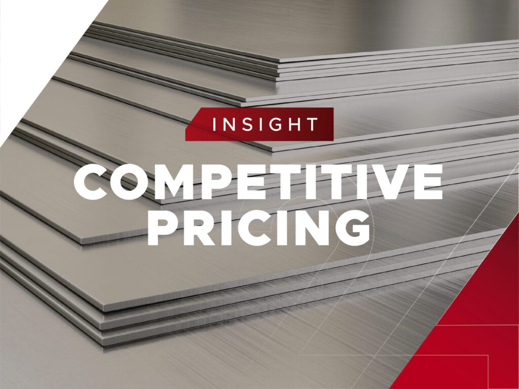 Competitive pricing steel industry 