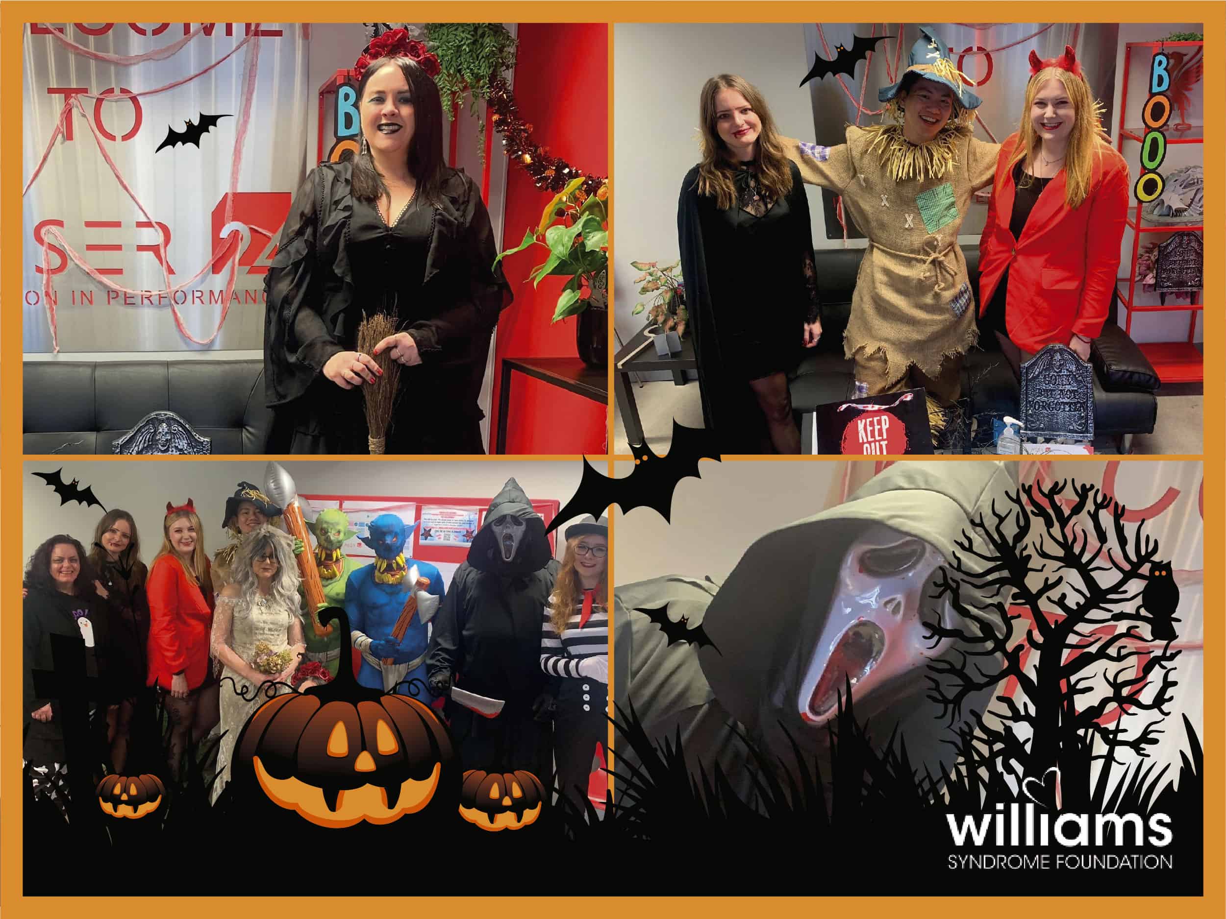 Laser 24 were in Spooktacular spirits with plenty of terrifying outfits, raising awareness and funds for the Williams Syndrome Foundation
